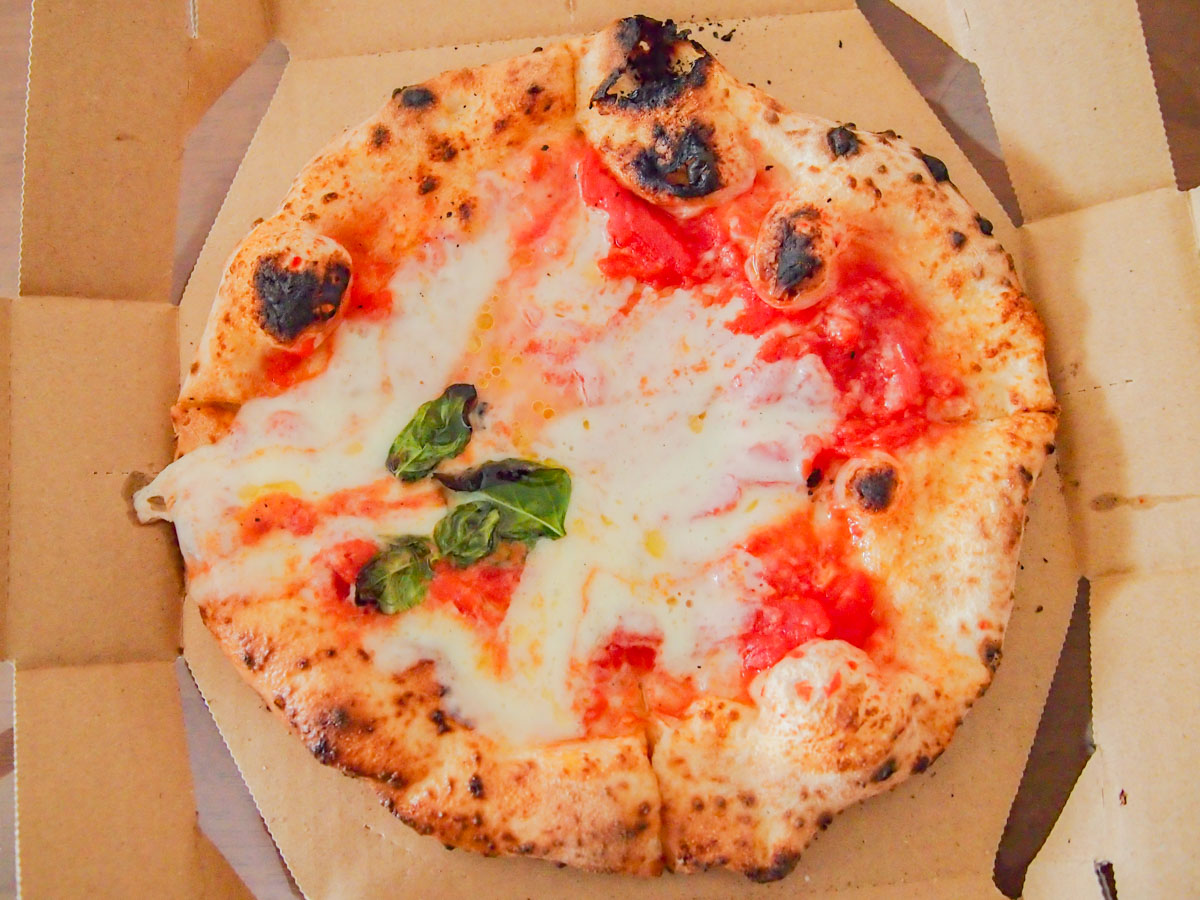 チェルキオ：移動販売時代のマルゲリータピザ