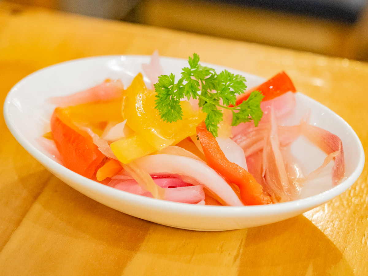 福山バット：彩り野菜のピクルス