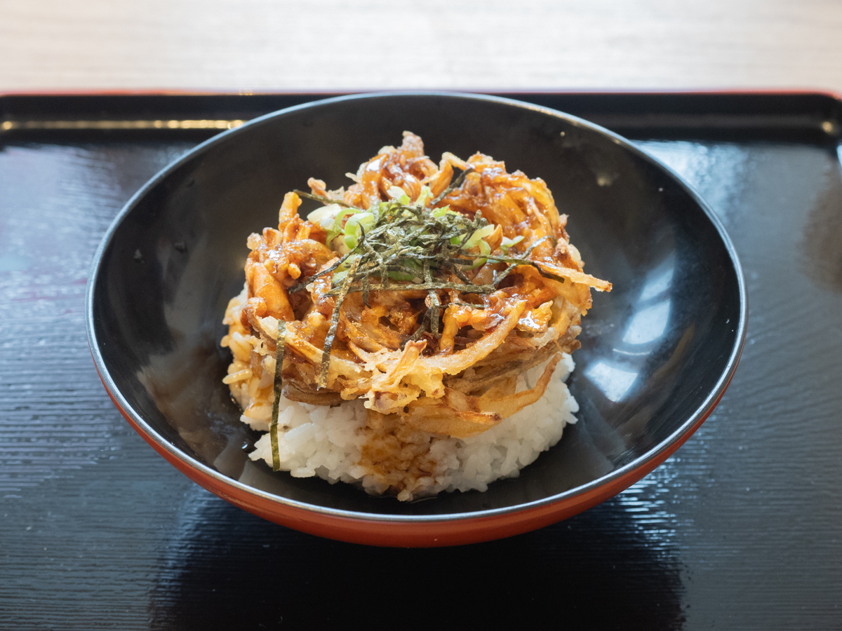 弥七：かきあげ丼