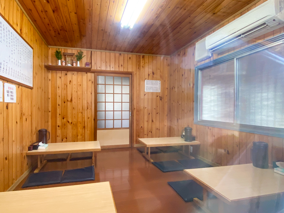いしはるうどん:店内