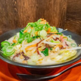 三十二匁：野菜鶏そば(野菜大盛・辛さ1)